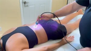 REMY being used on back